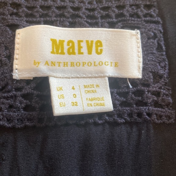 Anthropologie Maeve Botanica Tie Waist Hankerchief Hem Floral Faux Wrap Dress 0 - Picture 3 of 12